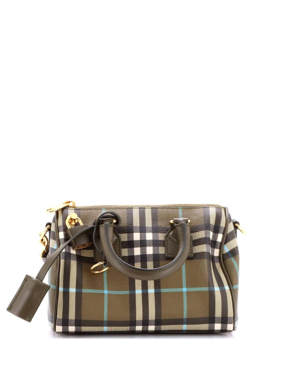 Burberry Bowling Bag Check E-Canvas #340034B12B